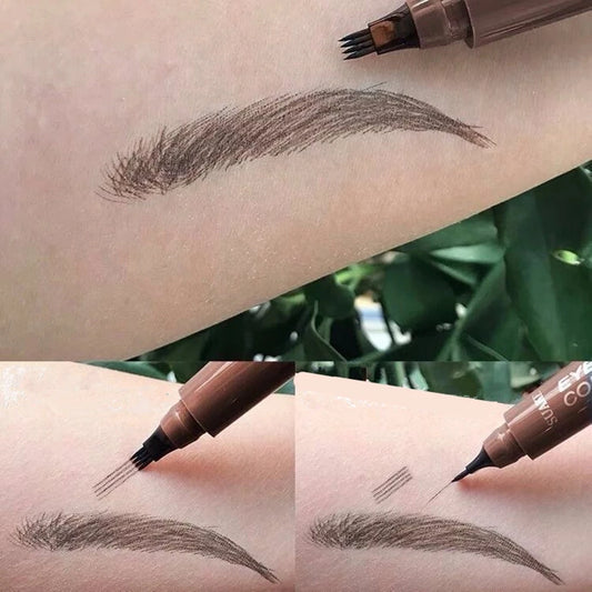 4D Microblading Eyebrow Pen , Long-Lasting Liquid Brow Pencil