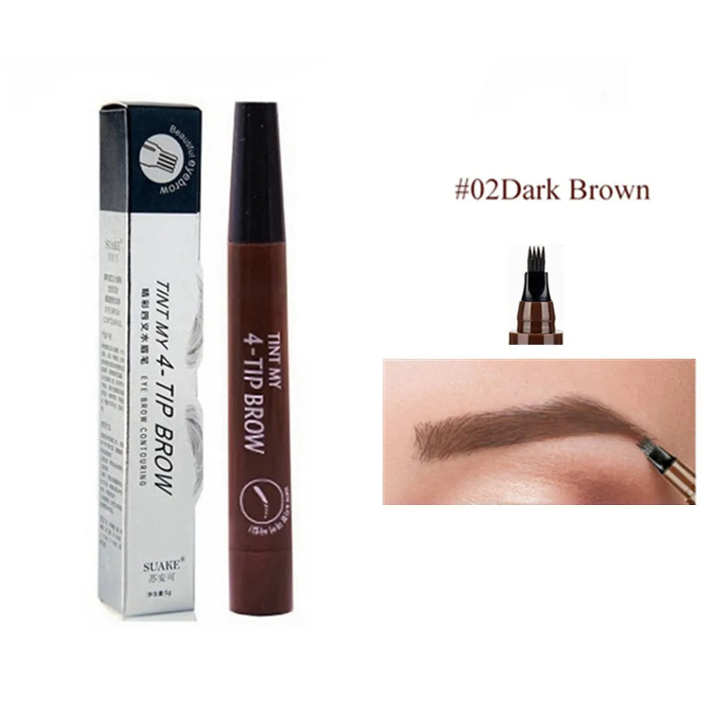 4D Microblading Eyebrow Pen , Long-Lasting Liquid Brow Pencil