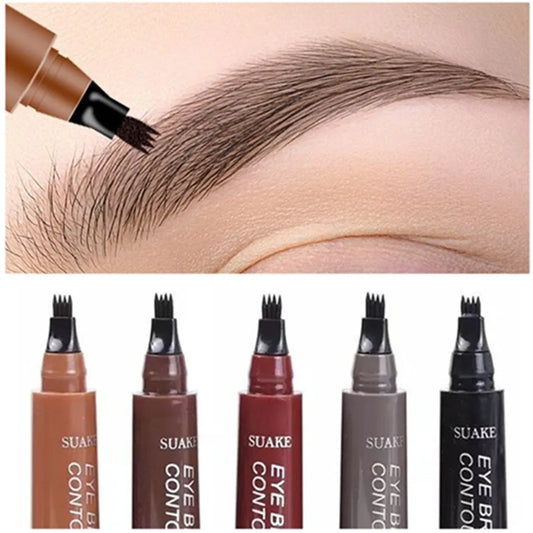4D Microblading Eyebrow Pen , Long-Lasting Liquid Brow Pencil