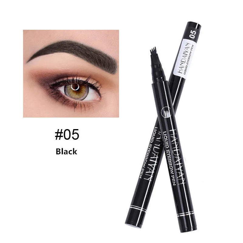 4D Microblading Eyebrow Pen , Long-Lasting Liquid Brow Pencil