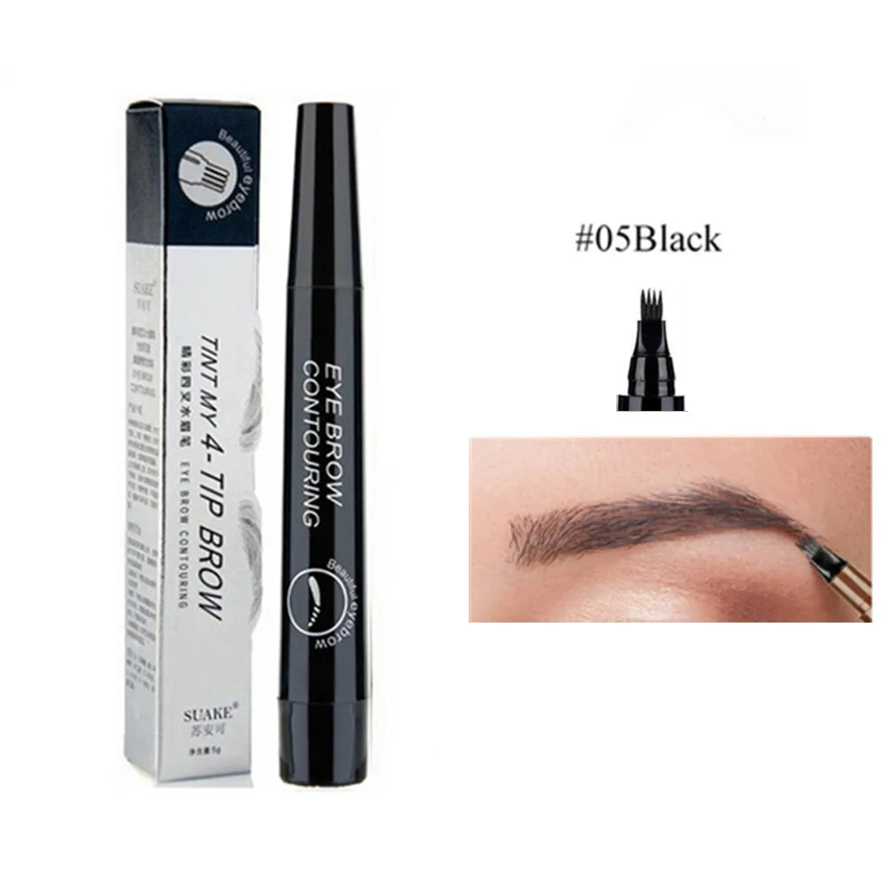 4D Microblading Eyebrow Pen , Long-Lasting Liquid Brow Pencil