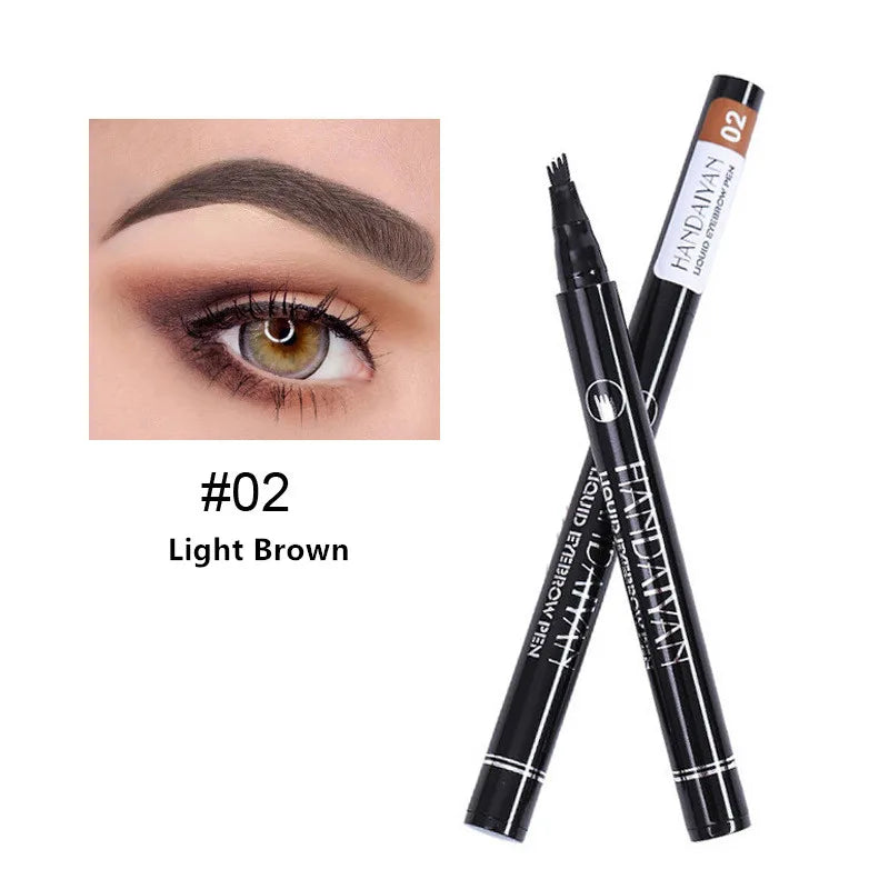 4D Microblading Eyebrow Pen , Long-Lasting Liquid Brow Pencil