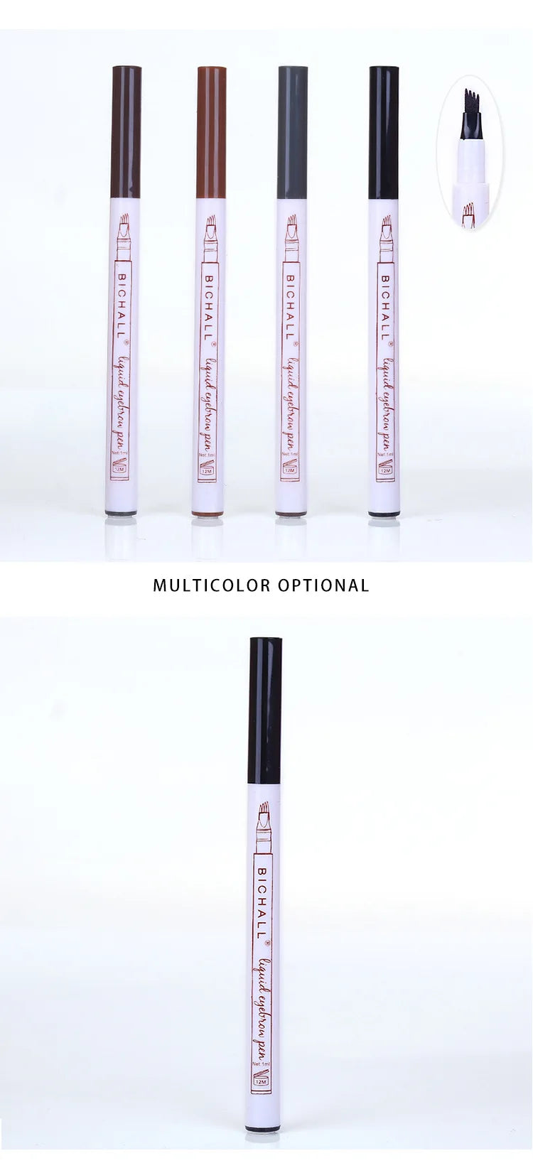 4D Microblading Eyebrow Pen , Long-Lasting Liquid Brow Pencil