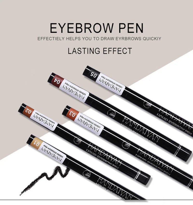 4D Microblading Eyebrow Pen , Long-Lasting Liquid Brow Pencil