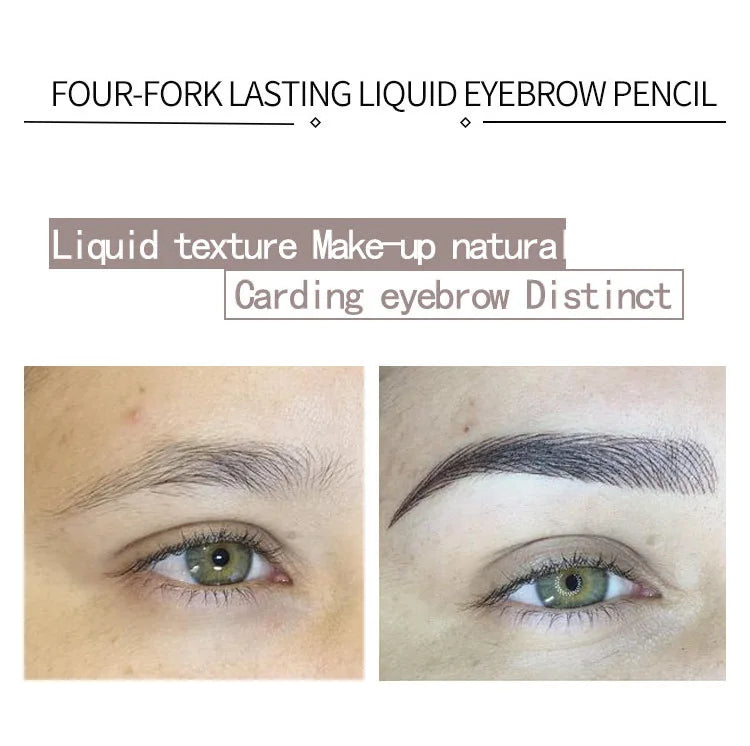 4D Microblading Eyebrow Pen , Long-Lasting Liquid Brow Pencil