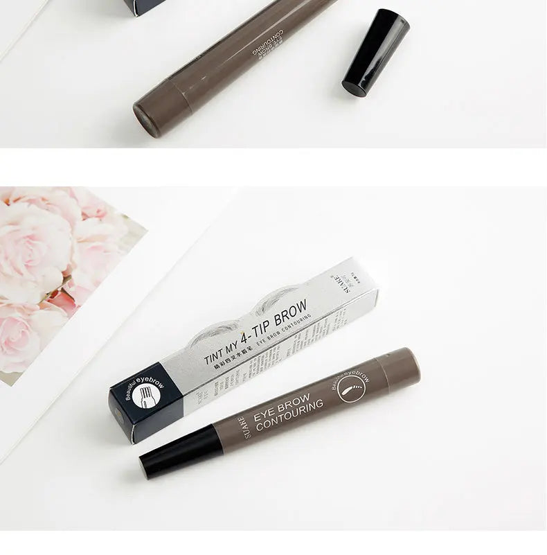 4D Microblading Eyebrow Pen , Long-Lasting Liquid Brow Pencil