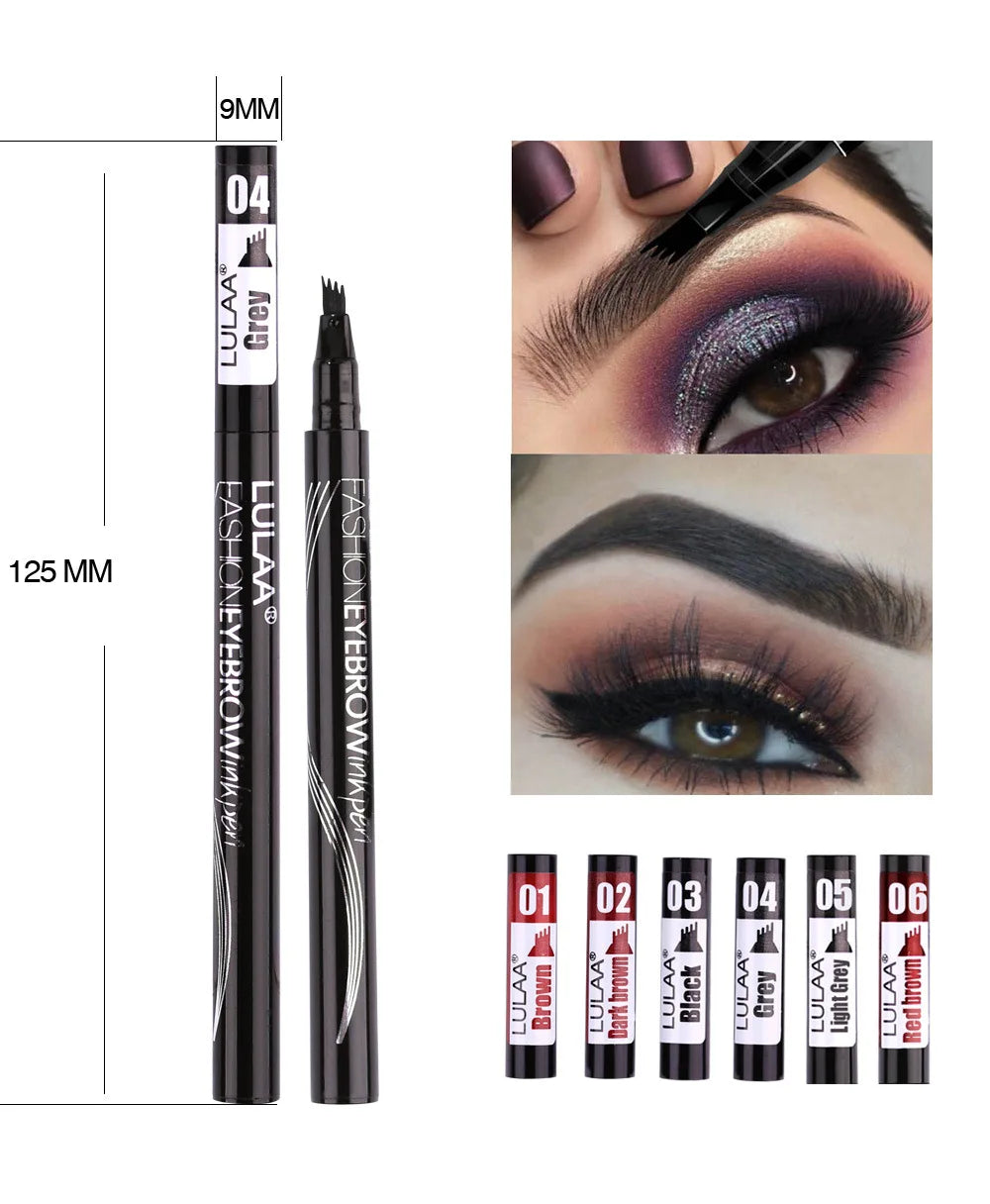 4D Microblading Eyebrow Pen , Long-Lasting Liquid Brow Pencil