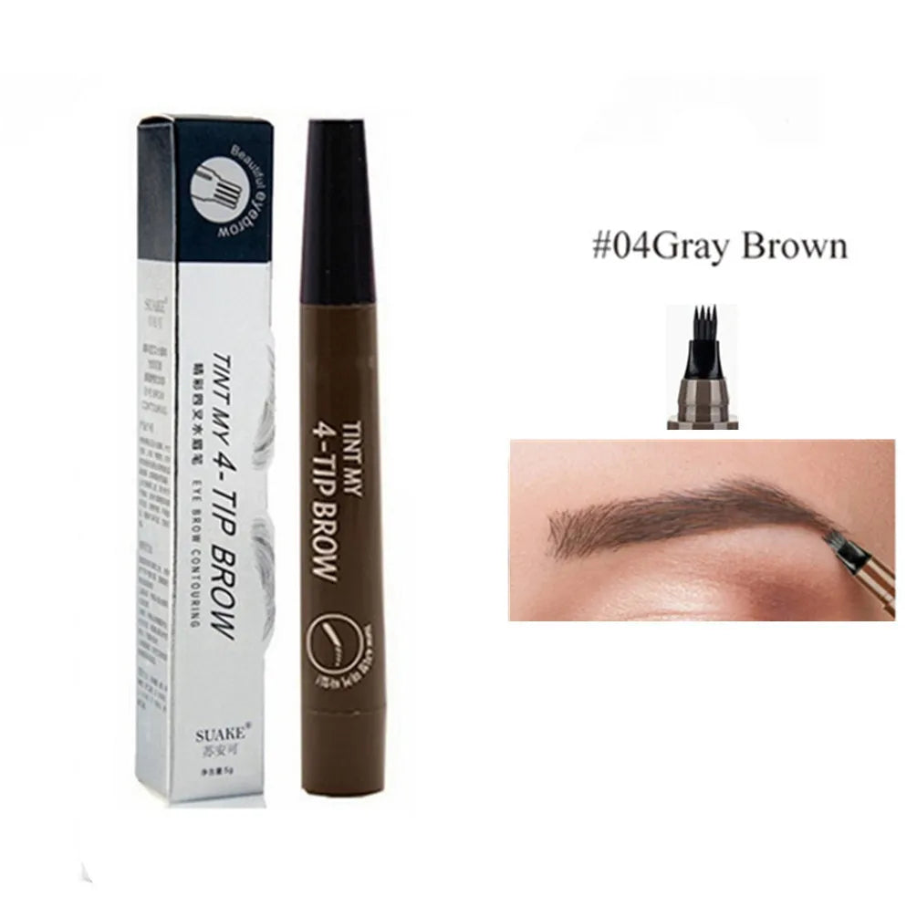 4D Microblading Eyebrow Pen , Long-Lasting Liquid Brow Pencil