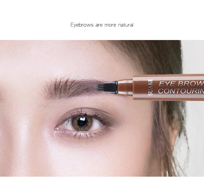 4D Microblading Eyebrow Pen , Long-Lasting Liquid Brow Pencil