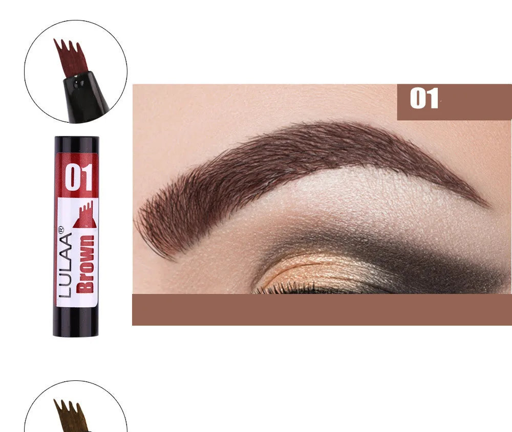 4D Microblading Eyebrow Pen , Long-Lasting Liquid Brow Pencil