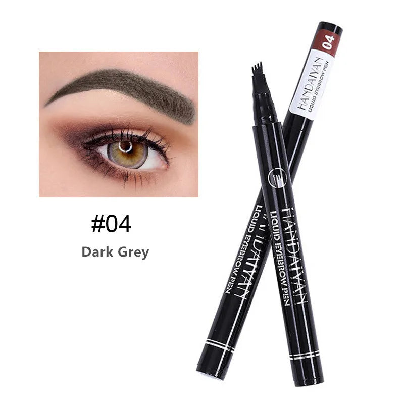 4D Microblading Eyebrow Pen , Long-Lasting Liquid Brow Pencil