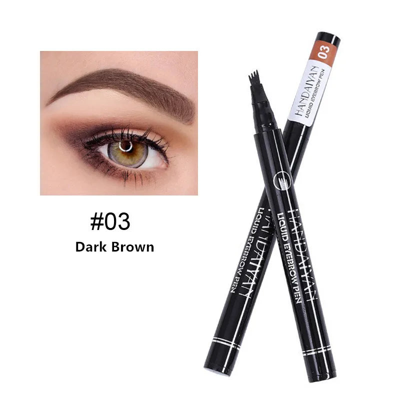4D Microblading Eyebrow Pen , Long-Lasting Liquid Brow Pencil