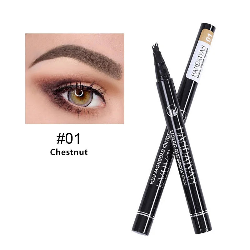 4D Microblading Eyebrow Pen , Long-Lasting Liquid Brow Pencil
