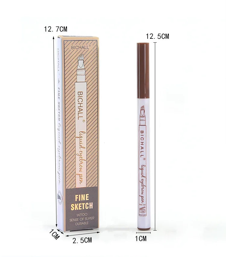 4D Microblading Eyebrow Pen , Long-Lasting Liquid Brow Pencil