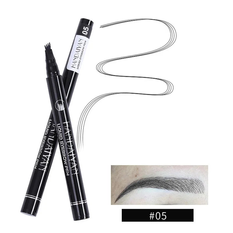 4D Microblading Eyebrow Pen , Long-Lasting Liquid Brow Pencil