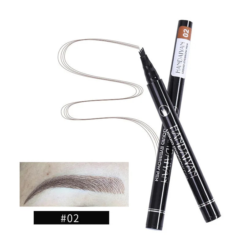 4D Microblading Eyebrow Pen , Long-Lasting Liquid Brow Pencil