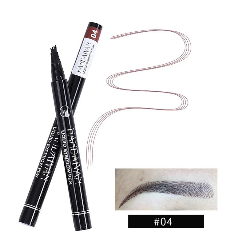 4D Microblading Eyebrow Pen , Long-Lasting Liquid Brow Pencil