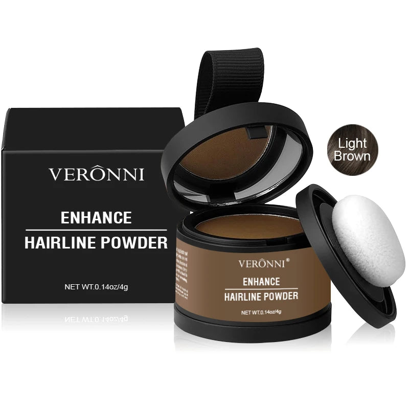 Instant Hairline Concealer Powder – 14 Shades | Natural Root Touch-Up, Hairline Filler & Waterproof Coverage
