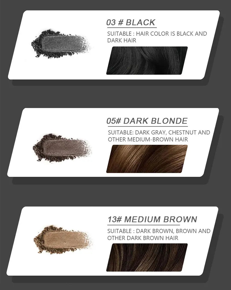 Instant Hairline Concealer Powder – 14 Shades | Natural Root Touch-Up, Hairline Filler & Waterproof Coverage