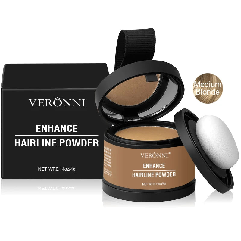 Instant Hairline Concealer Powder – 14 Shades | Natural Root Touch-Up, Hairline Filler & Waterproof Coverage