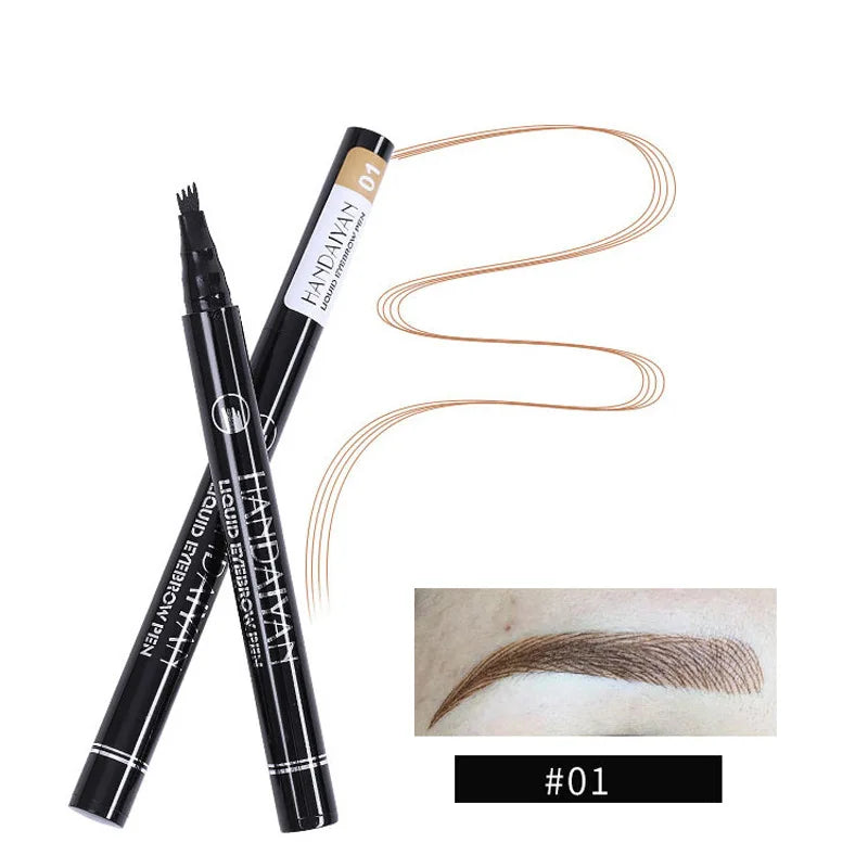 4D Microblading Eyebrow Pen , Long-Lasting Liquid Brow Pencil