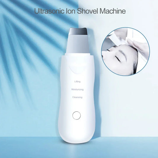 Professional Ultrasonic Facial Skin Scrubber – Deep Cleansing & Gentle Exfoliation Device