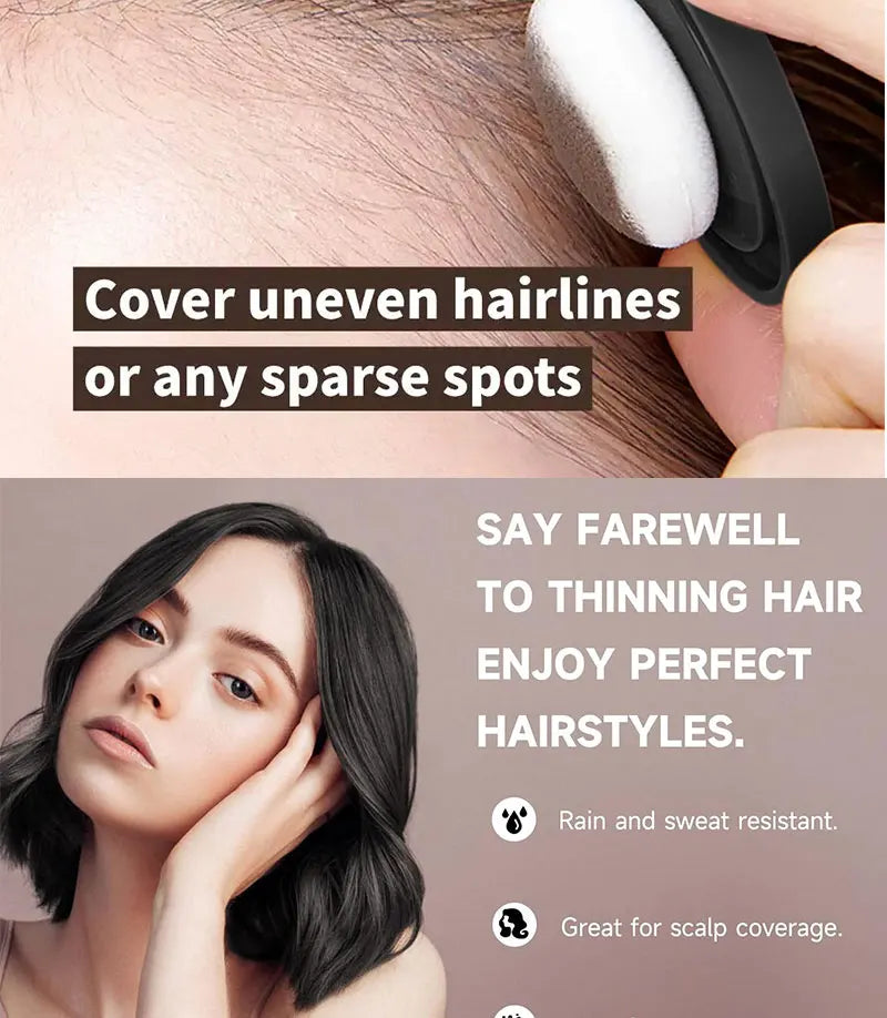 Instant Hairline Concealer Powder – 14 Shades | Natural Root Touch-Up, Hairline Filler & Waterproof Coverage