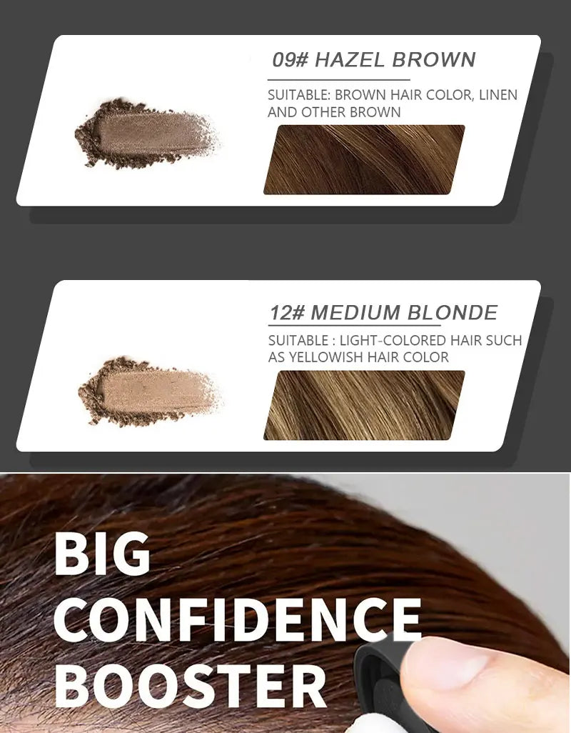 Instant Hairline Concealer Powder – 14 Shades | Natural Root Touch-Up, Hairline Filler & Waterproof Coverage