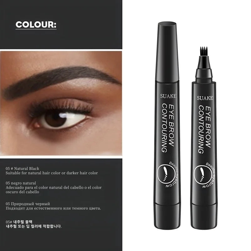 4D Microblading Eyebrow Pen , Long-Lasting Liquid Brow Pencil